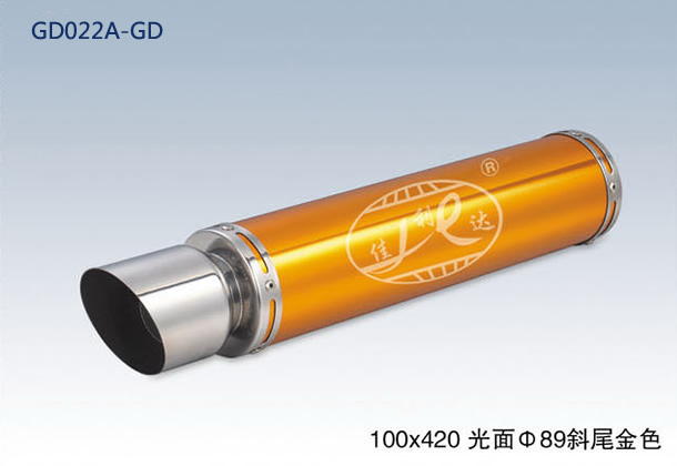 100x420 Φ89 OBLIQUE END BRIGHT GOLD 